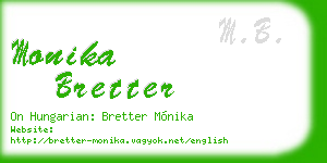 monika bretter business card