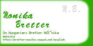 monika bretter business card
